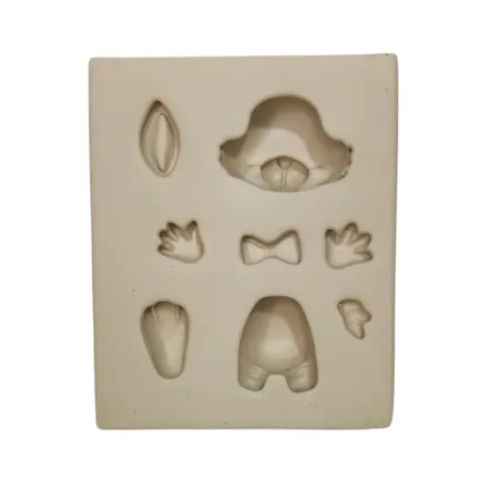 Molde de Silicone Mag Coelho Tô Com Pressa - cód 2016