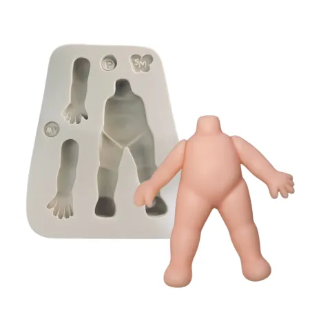 Molde de Silicone Mag Corpinho Fofis P - cód 1840