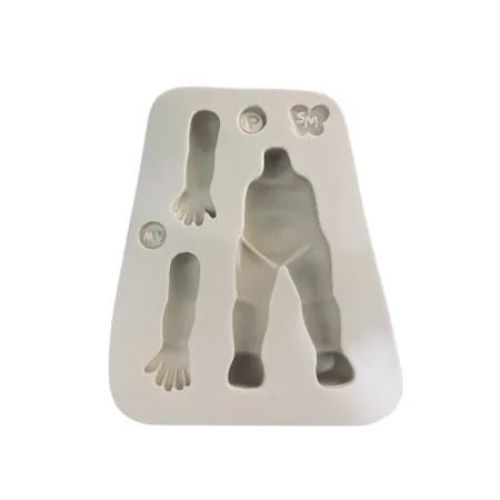 Molde de Silicone Mag Corpinho Fofis P - cód 1840