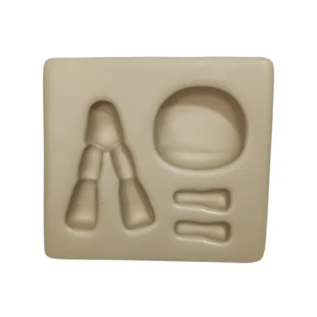 Molde de Silicone Mag Corpinho Top Aplique - cód 2007