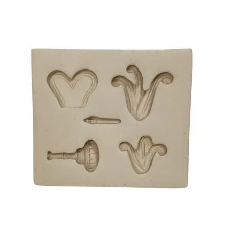 Molde de Silicone Mag Elementos Jardim Maluco - cód 1993