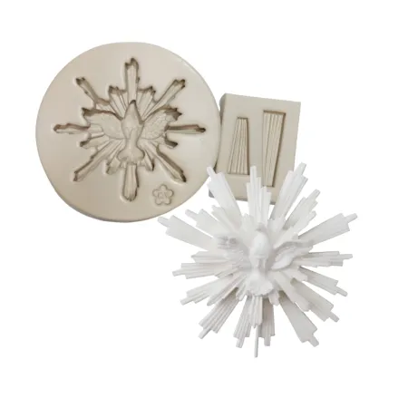 Molde de Silicone Mag Pombinha Branca G Topo - cód 1828