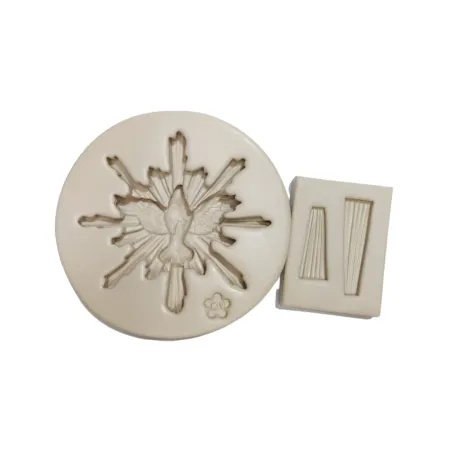Molde de Silicone Mag Pombinha Branca G Topo - cód 1828