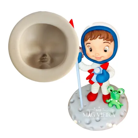 Molde de Silicone Mag Rostinho Carol - cód 1804