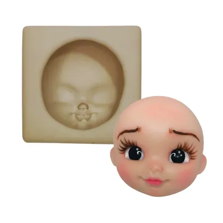 Molde de silicone Mag Rostinho Charmosinha - cód 1792