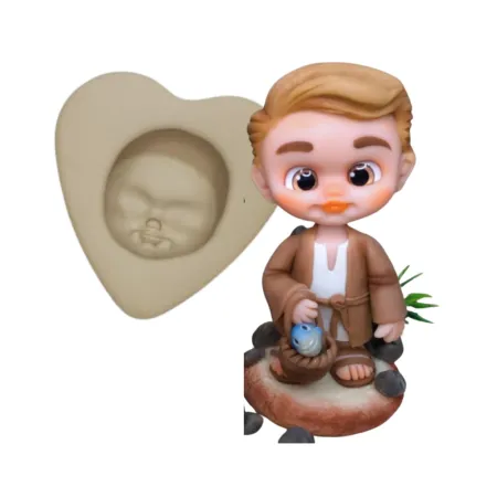 Molde de silicone Mag Rostinho Modelado PP - cód 1787