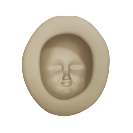 Molde de Silicone Mag Rosto Feminino  2- cód 1814