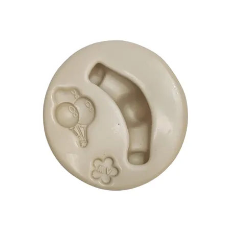 Molde de Silicone Mag Sentadinho com Balão - cód 2021