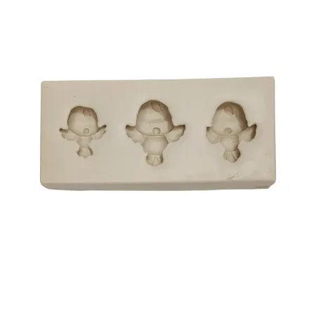 Molde de Silicone Mag Trio de Passarinhos - cód 1889
