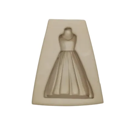 Molde de Silicone Mag Vestido Princesa Encantada - cód 1947