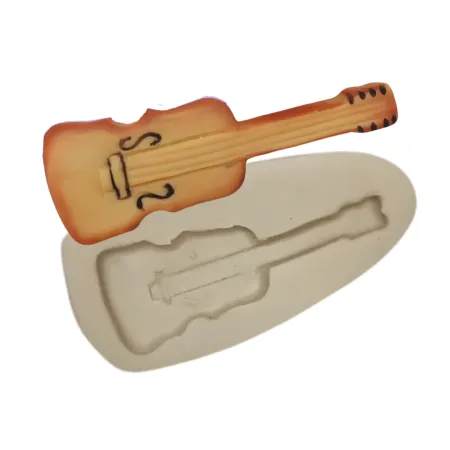 Molde de Silicone Mag Violino - cód 1961