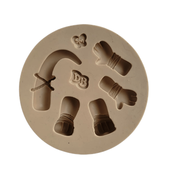 Molde de Silicone Membros Cocão da Ilha - Cód 1708