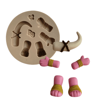 Molde de Silicone Membros Cocão da Ilha - Cód 1708