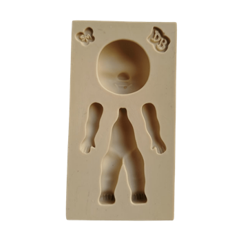 Molde de Silicone Menina da Ilha Baby - Cód 1703