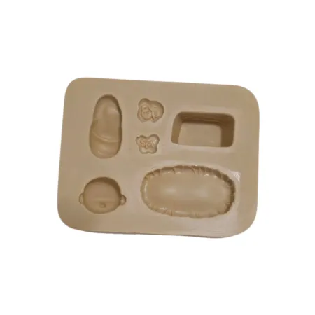 Molde de Silicone Menino Jesus na Manjedoura Paixão - Cód 2152