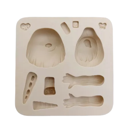 Molde de Silicone Monstro Azul G - cód 1764