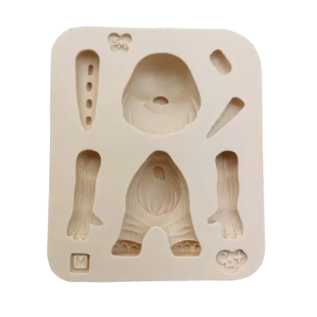 Molde de Silicone Monstro Azul M - cód 1763