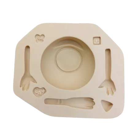 Molde de Silicone Monstro Verde G - cód 1761