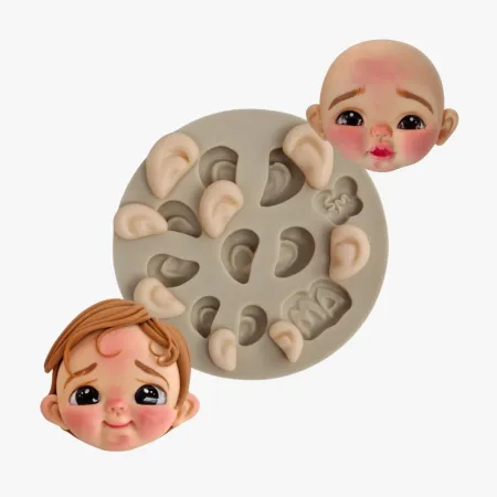 Molde de Silicone  Orelhinhas - Cód 1786