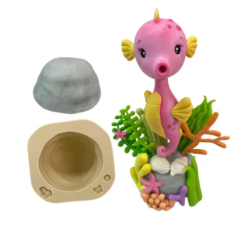 Molde de Silicone Pedra 3D - G - Cód 2059
