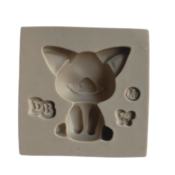 Molde de Silicone Porquinho da ilha M - Cód 1686