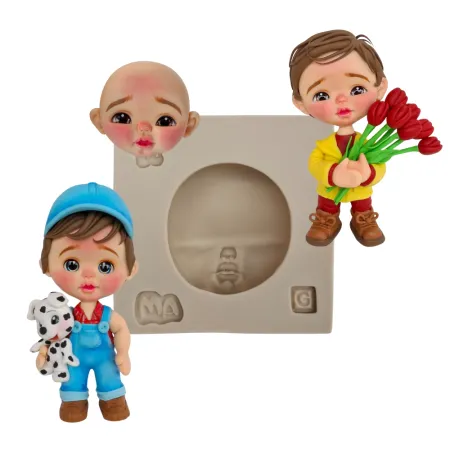 Molde de Silicone Rostinho Expressão Cecília G  - Cód 1779
