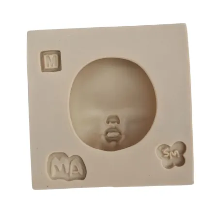 Molde de Silicone Rostinho Expressão Cecília M  - Cód 1778