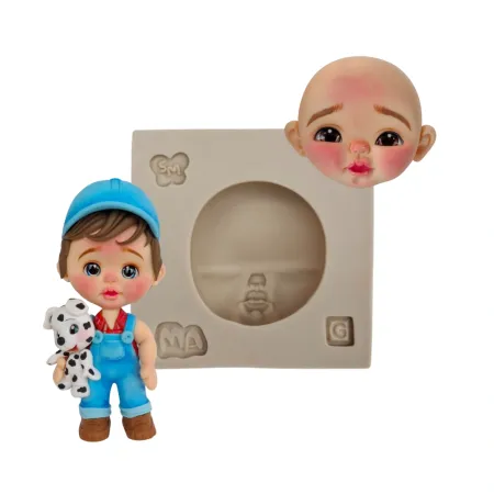 Molde de Silicone Rostinho Expressão Cecília G  - Cód 1779