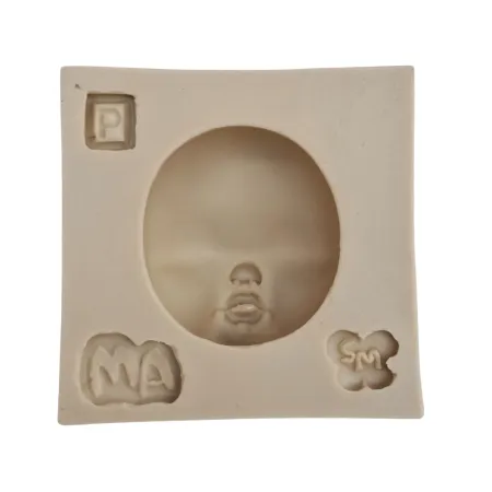 Molde de Silicone Rostinho Expressão Cecília P  - Cód 1777