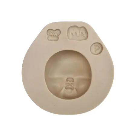 Molde de Silicone Rostinho Expressão Laurinha P - Cód 1768
