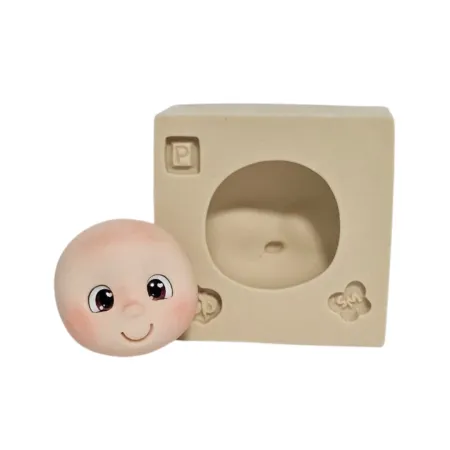 Molde de Silicone Rostinho Narizinho Paixão P - Cód 2173