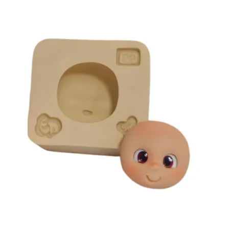 Molde de Silicone Rostinho Narizinho Paixão PP - Cód 2172