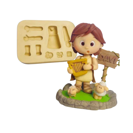 Molde de Silicone Temas Biblicos Jesus e os Discipulos M - Cód 2261