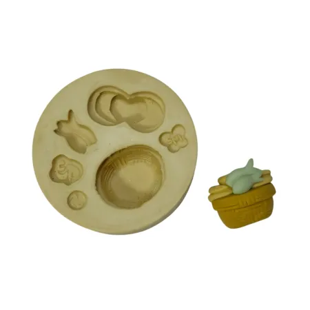 Molde de Silicone Temas Biblicos Paixão - Cesto da Fartura M  Cód 2160