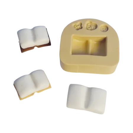 Molde de Silicone Temas Biblicos Paixão - Páginas de Livro ou Biblia P - Cód 2242