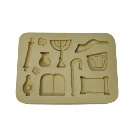 Molde de Silicone Temas Biblicos Paixão - Simbolos Judaícos - Cód 2154