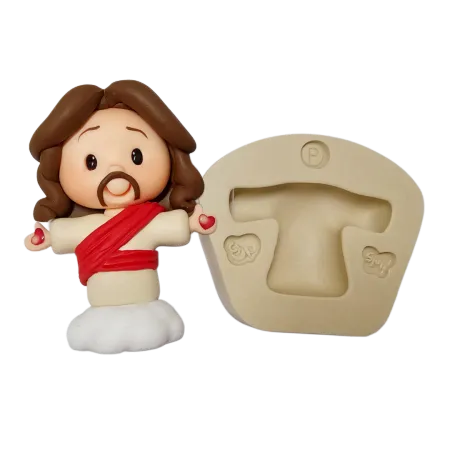 Molde de Silicone Temas Biblicos Paixão - Túnica P  Cód 2241