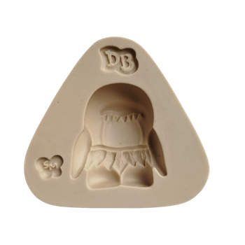 Molde de Silicone Tubarão Guerreiro - Cód 1691