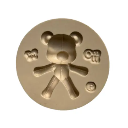 Molde de Silicone Ursinho Teddy P  - Cód 2091