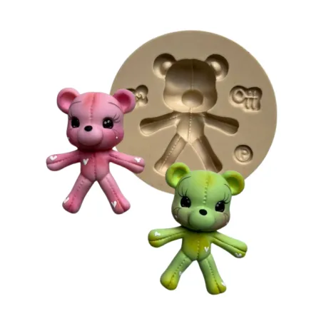 Molde de Silicone Ursinho Teddy P  - Cód 2091