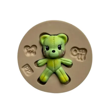 Molde de Silicone Ursinho Teddy PP  - Cód 2090