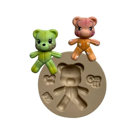 Molde de Silicone Ursinho Teddy PP  - Cód 2090