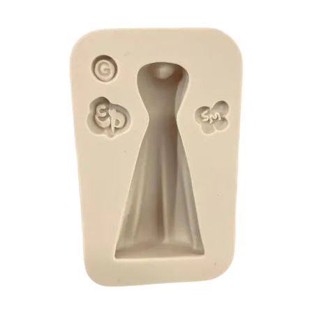 Molde de Silicone Vestido Personagem Temas Biblicos Paixão G - Cód 2258