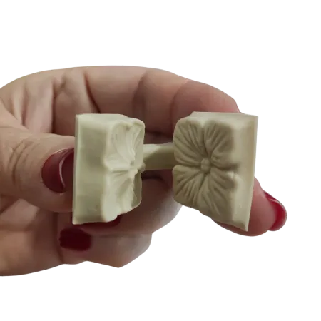 Molde frisador de flor 4 pétalas - cód 1453