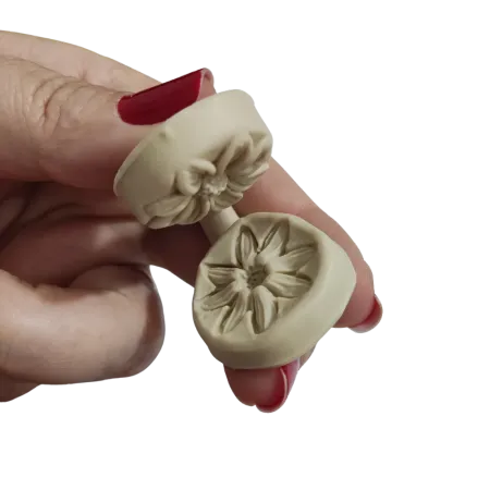 Molde frisador de flor margarida - cód 1452
