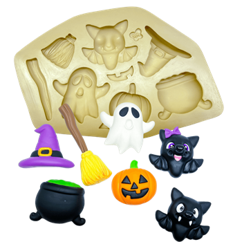 Molde de Silicone Max halloween - cod 1516