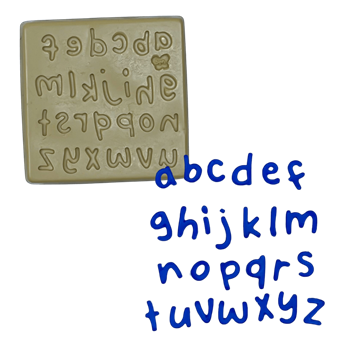 Molde mini alfabeto minúsculo - cod 1476