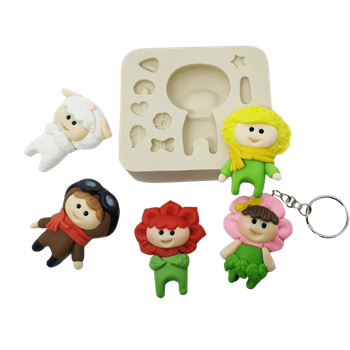Molde de Silicone Multi Fofis Paixão - Cód 491