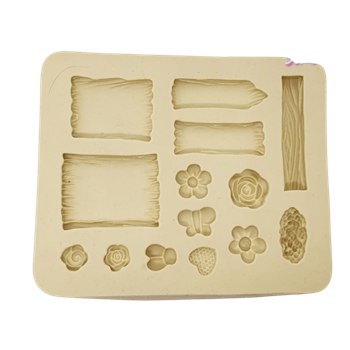 Molde de Silicone Multi Plaquinhas da Van