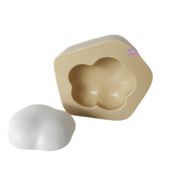 Molde de Silicone Nuvem Fofis Paixão P